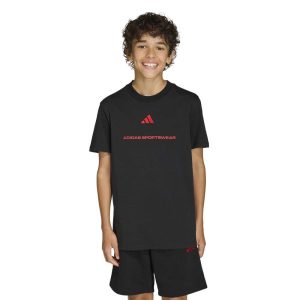 Adidas Slogan Single Jersey T-Shirt (KG5188)